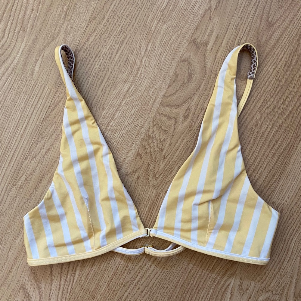 acacia swimwear - bosa top in mellow yellow (XL)